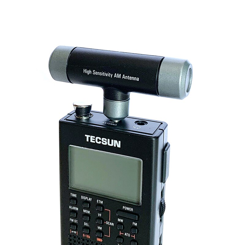 Tecsun-receptor DSP PL-360 Radio FM MW SW LW, antena externa AM, grabadora de Radio portátil para exteriores,