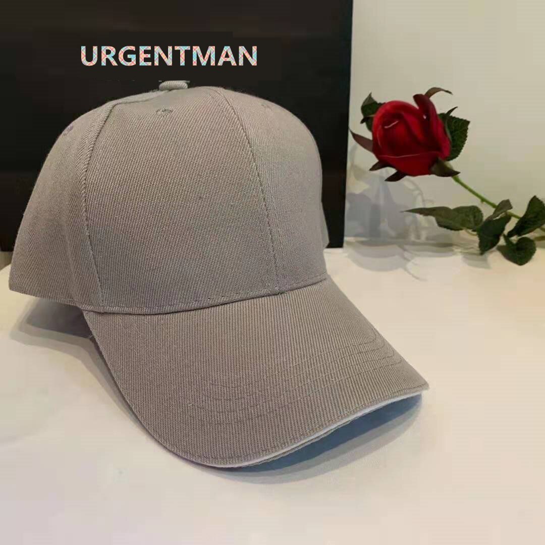 Unisex 6 Panel Cap Casual Acrylic Plain Baseball Cap Adjustable Hats For Women Men Hip Hop Cap Streetwear Dad Hat: Light Grey