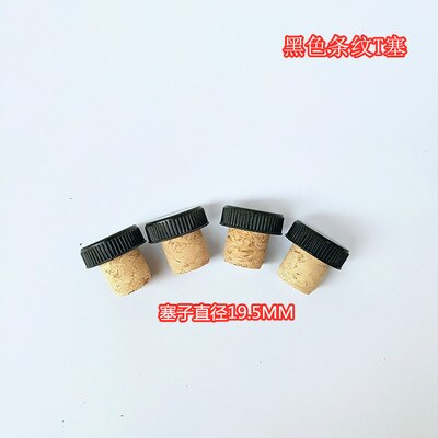 Wooden cork wine stopper solid wood polymer wine bottle stopper caps: matt 10pcs