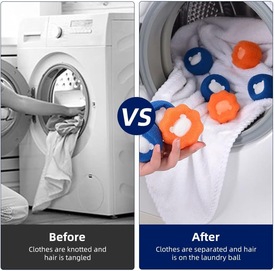 Wasballen Dierenhaarverwijderaar Herbruikbare wasmachine Lint Catcher Kleding Pluis Bontreiniger Huisreinigingsgereedschap