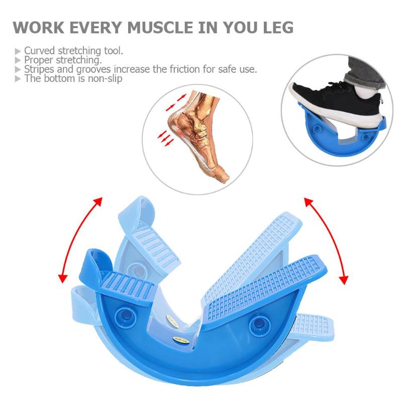 Balancín de pie para pantorrilla, tabla de estiramiento de tobillo para Tendinitis de Aquiles, estiramiento muscular para pies, Yoga, Fitness, Pedal de masaje deportivo