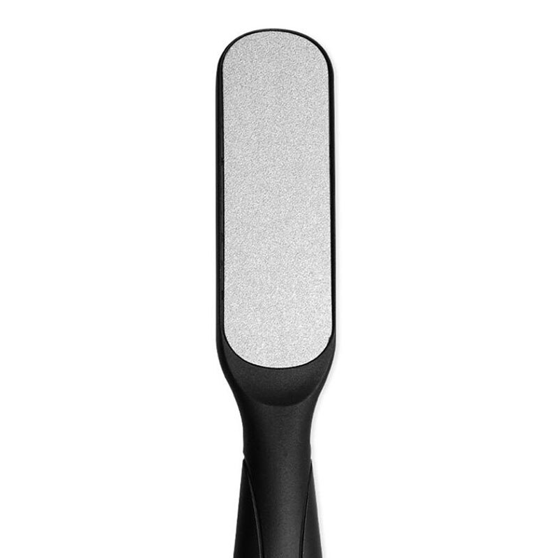 1pc 2 väriä kaksipuolinen jalkaviila raspi kantapää raastin kova kuollut iho kovettuma poisto pedikyyri viila jalka raastin: Musta