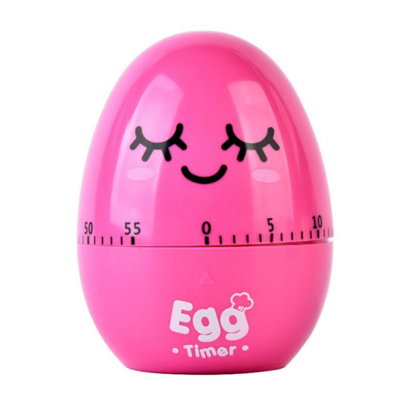 Kitchen Egg Timer Max 60 Minutes Without Battery Cartoon Cute Cooking Clock Alarm Mechanical Home Decor: R