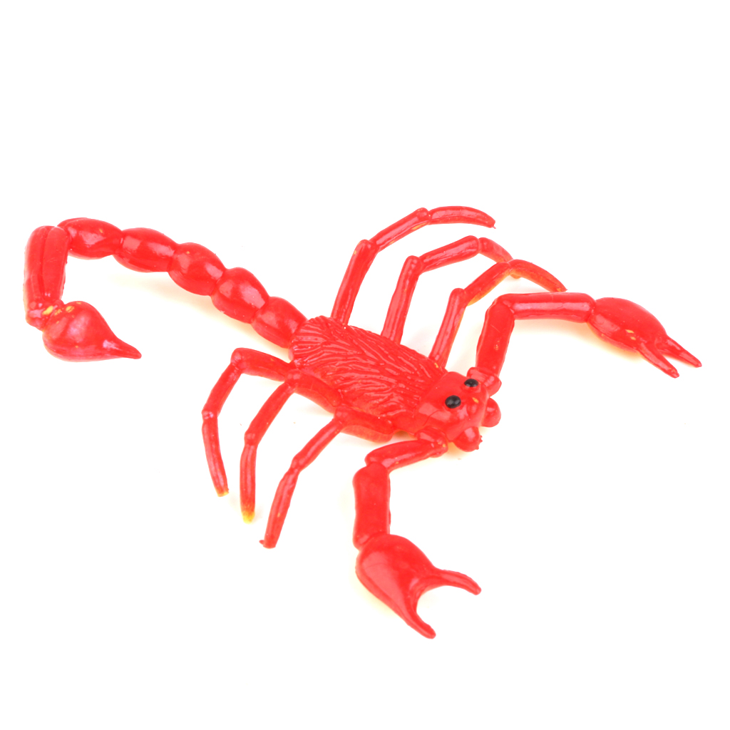 12 plastic halloween insectenmodellen, duizendpoot, schorpioen, vlieg, mier, truc, insecten