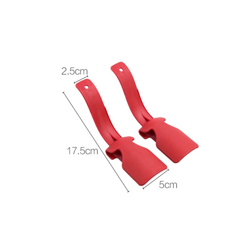 Lazy Men Shoehorn Shoe Lifter Small Carry-on Shoehorn Grilled Shoes Pumping Wear Shoes Useful Product Household Plastic WSN2640