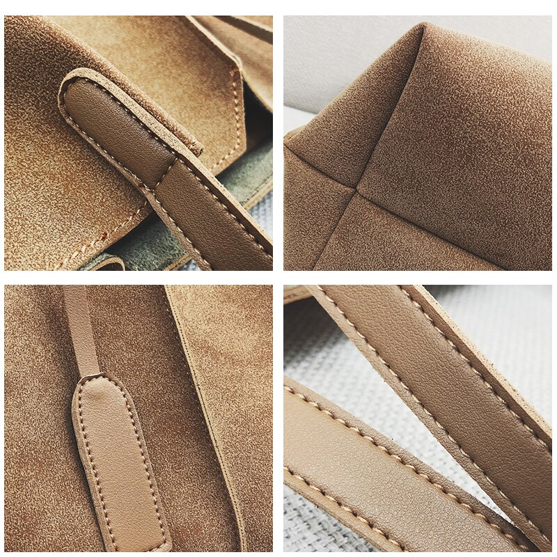 CROWDALE kobiety torba na ramię torba na zakupy dwa pasy torebka szkoła proste mody peeling duża pojemność Tote klamra projektantów