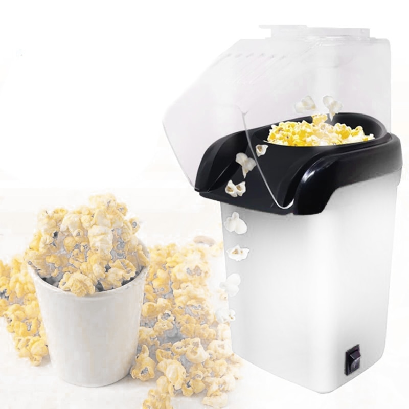 1200W Electric Air Popper Maker Automatic Mini Popcorn Machine Healthy Oil Free Party US/EU Plug