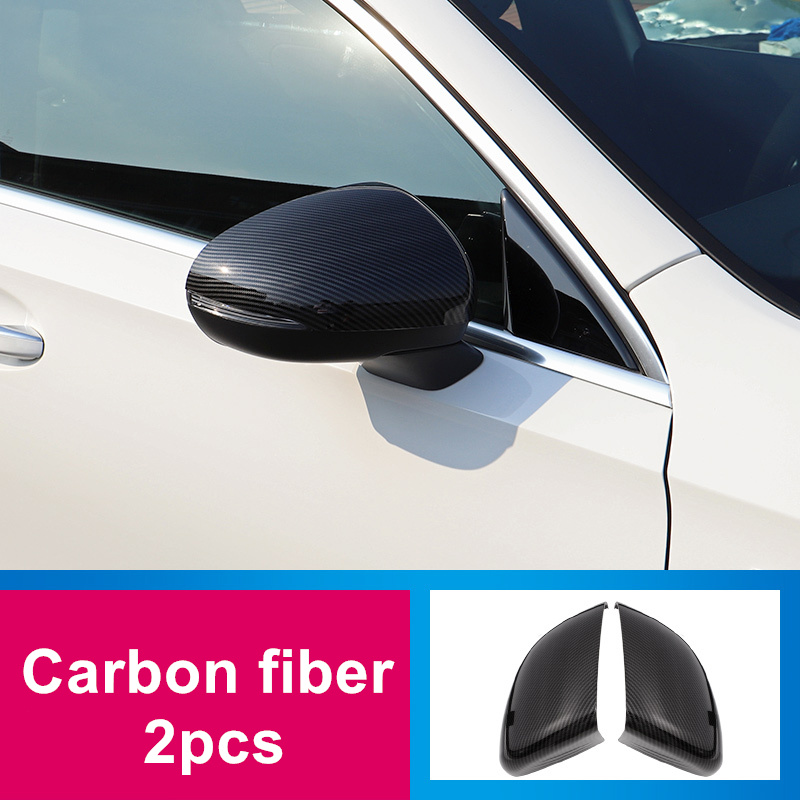 Bil styling bakspejl cover til mercedes benz a klasse  w177 a180 a200 modificeret spejl cover beskyttende dekoration: Kulfiber