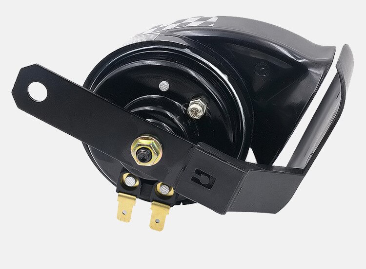 Uniwersalny wodoodporny głośny ślimak trąbka pneumatyczna syrena 115dB dla 12V ciężarówka motocykl elektroniczny klakson ślimakowy motocykl głośny głośnik