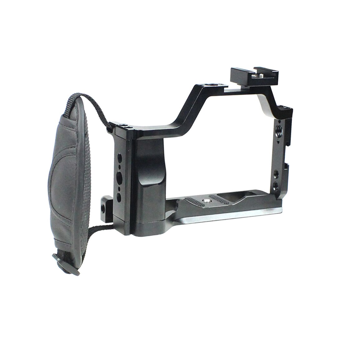 FEICHAO – cadre de caméra M50 pour Canon M5 M50 MarkII 3/8 1/4, support de chaussure froide avec sangle pour Arri, stabilisateur de moniteur à poignée