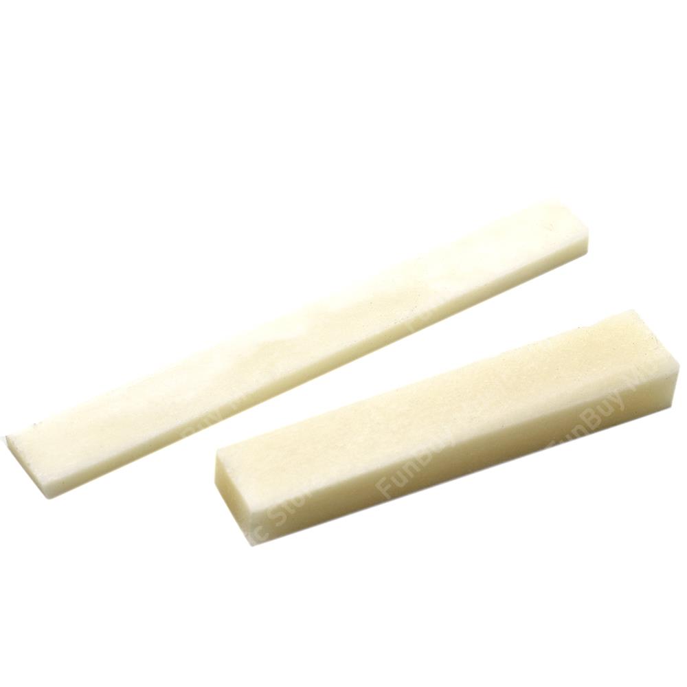 6 Paar Pure Bot Gitaar Noten Zadel Blanco Voor Elektrische Bas Akoestische Klassieke Gitaar Mandoline Banjo Ukelele Gitaarpartijen