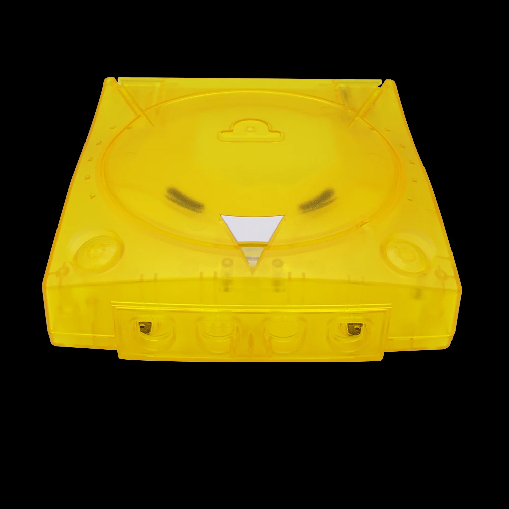 RetroScaler-carcasa de plástico de CC para consola de videojuegos Dreamcast, caja transparente, repuesto: Blanco