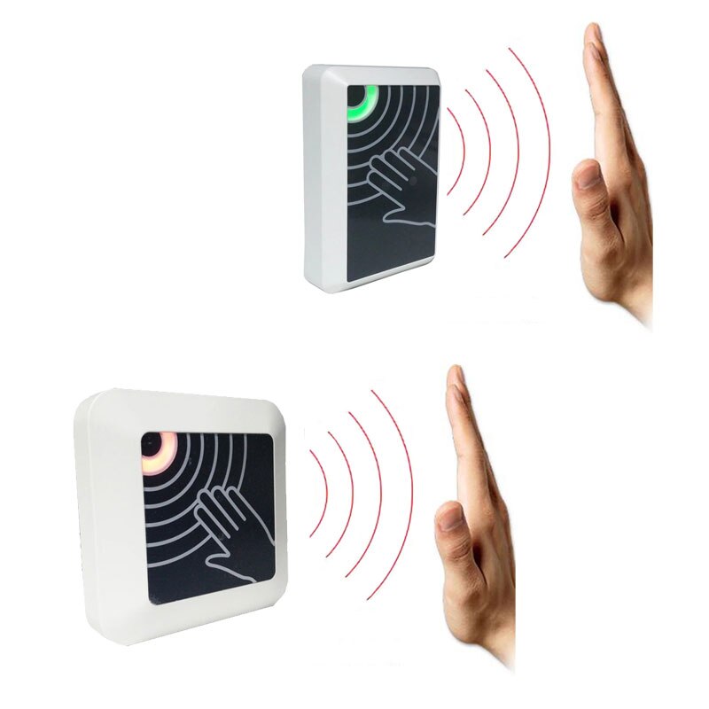 Infrared Exit Button with bottom box 9-24v IR Door Release Switch NO/NC/COM output