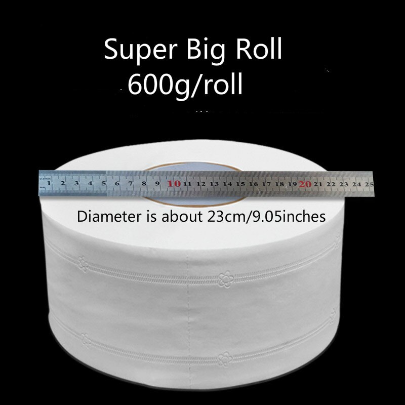 Large Roll 4 Layers Toilet Paper Hotel Kitchen Paper Native Wood Soft Strong Absorption Thick Safe Healthy