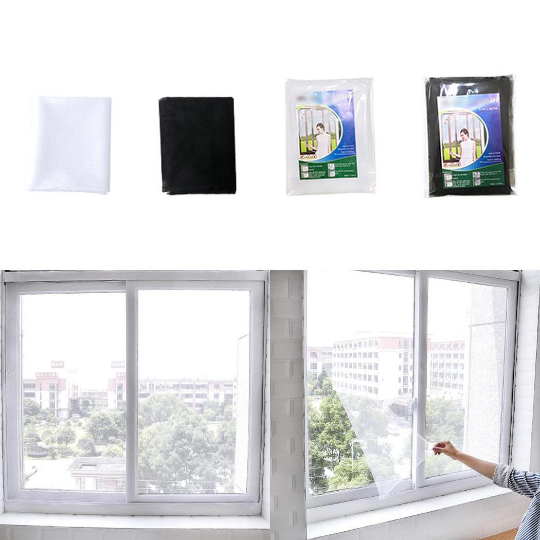 Zelfklevende Window Mesh Netto Fly Mosquito Insect Guard Gordijn Onzichtbare Anti Mosquito Scherm Insert Cover Protector
