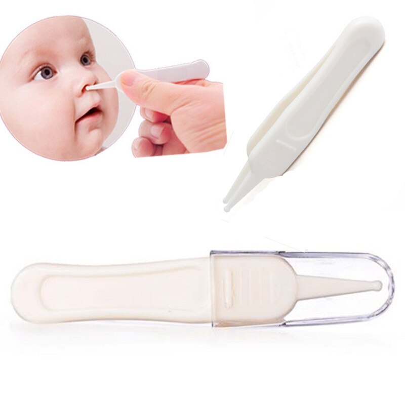20 stk nyfødt næseborenser babyrensning spædbarnssikkerhed næse rengøring plastik sikker pincet pincet ren baby tilbehør
