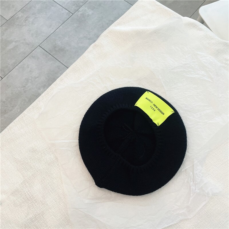 Kinderen Wollen Muts Baby Hoeden Peuter Brief Patronen Gebreide Muts Beanie Baret Warme Emmer Caps Voor Herfst Winter 2-8 Jaar