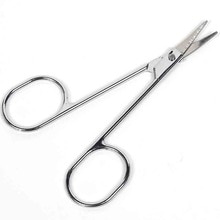 STAINLESS STEEL FINGER TOE NAIL SCISSORS CURVED MANICURE CUTICLE SCISSORS ) M02092