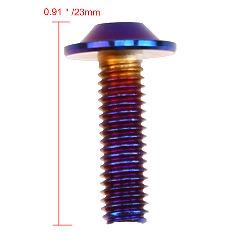 POSSBAY M6 Motorcycle Nut Bolt 304 Stainless Steel Plum Hex Screw Anti-theft Plum Hex Bolt Universal Hex Screw for Moto Car: M6x20