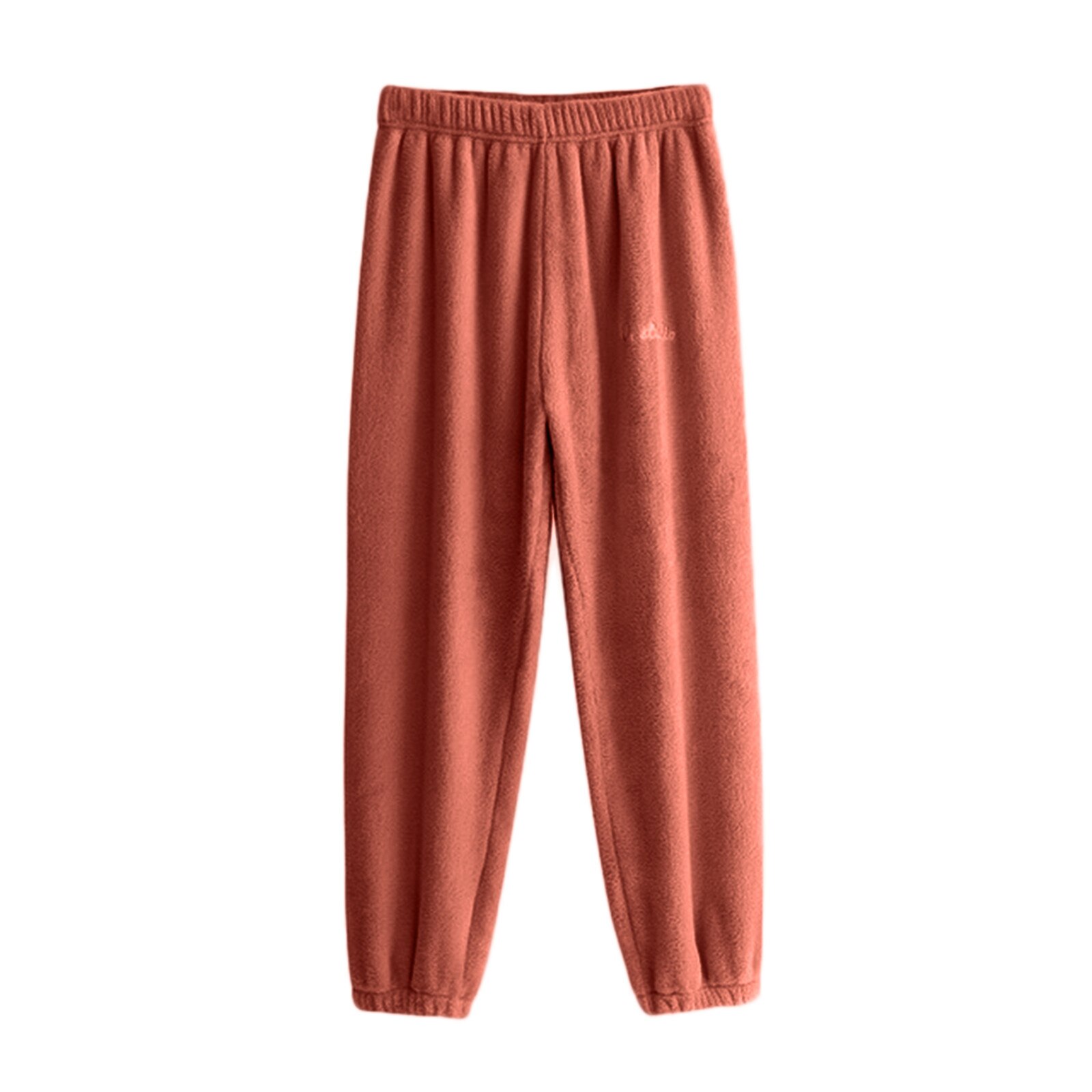 Pajama-Pants Sleep-Bottoms Flannel Winter Soft Women's Warm Winter Sleepwear Womens Coral Velvet Pajama Pants: RD