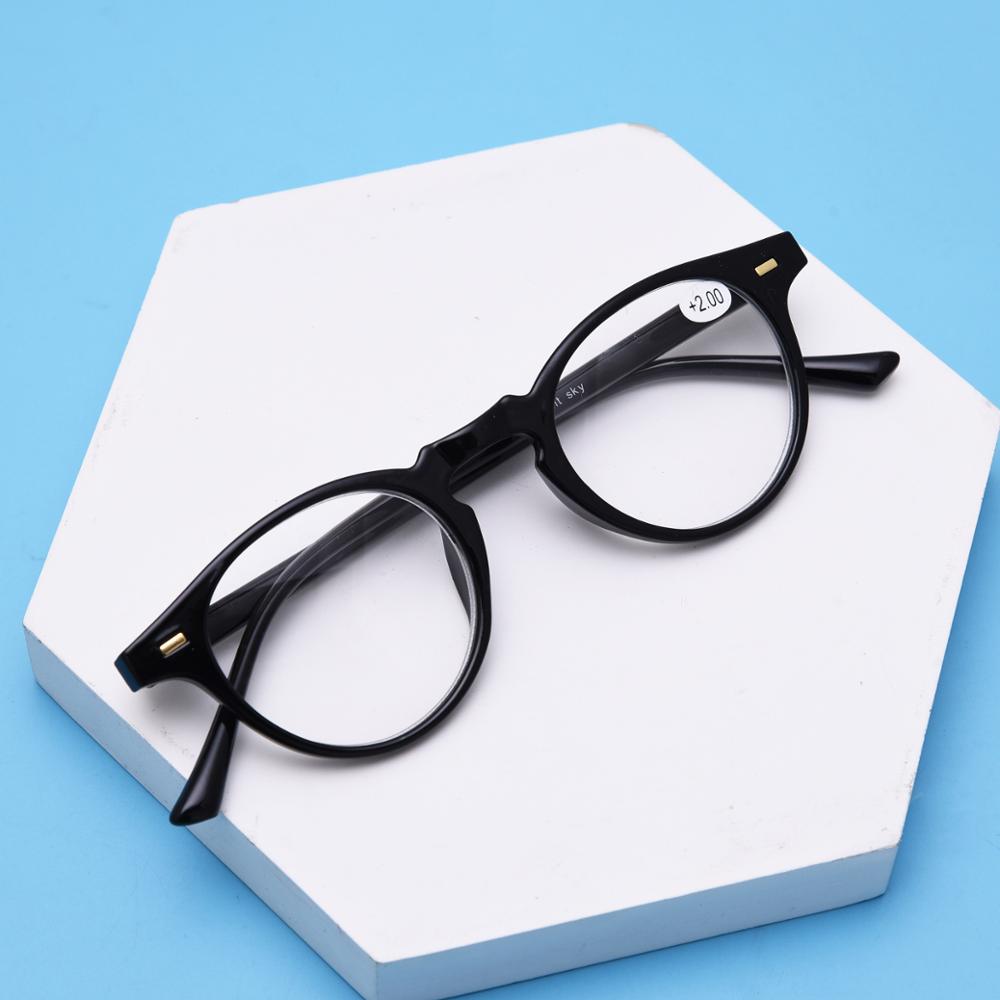 Leopard sorte retro læsebriller mænd kvinder runde briller til læse kvinde presbyopic gafas lunettes de lecture 1.0 1.5 2.0: +100