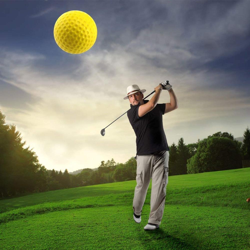 CRESTGOLF 50pcs/Bag Foam Sponge Golf Balls Indoor &amp;Outdoor Practice Balls