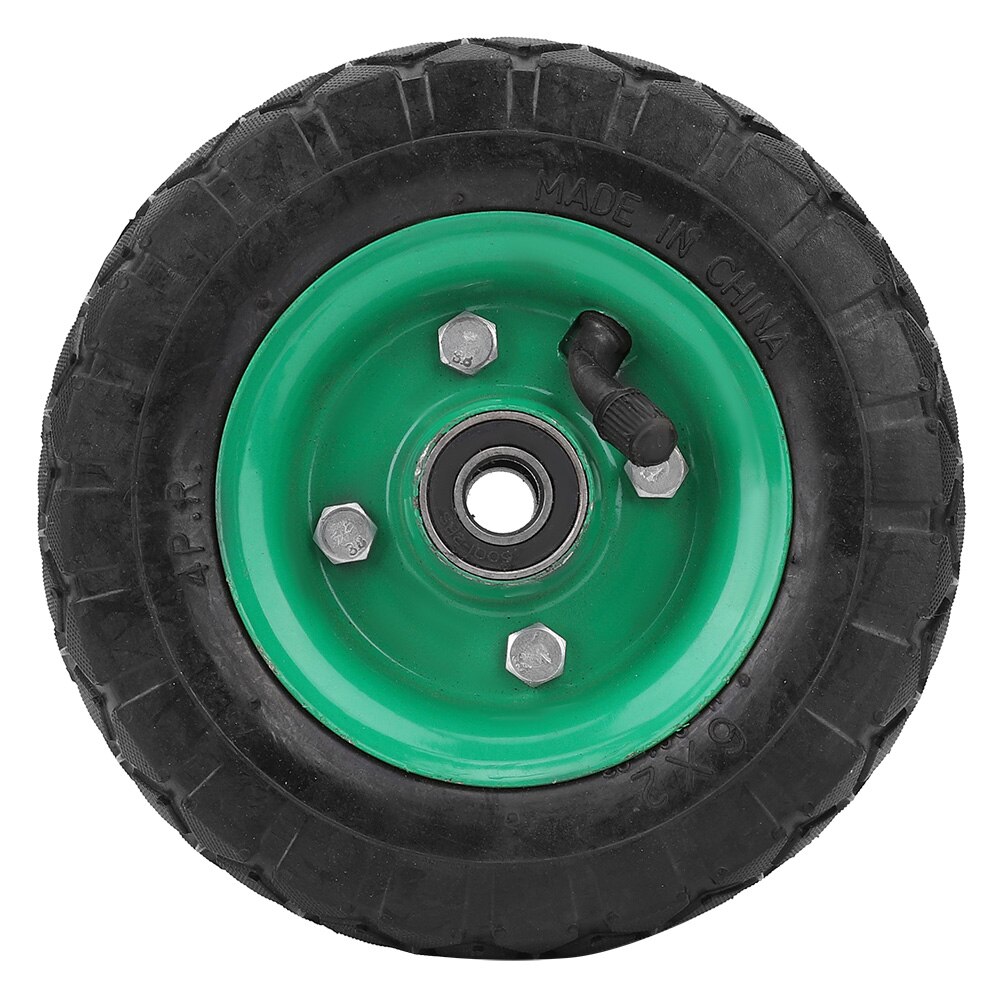 Aufblasbare Reifen Tragen-Beständig 6in Rad 150mm Reifen Industrie Klasse Werkzeug Warenkorb Wagen Reifen Zauberer 250kg