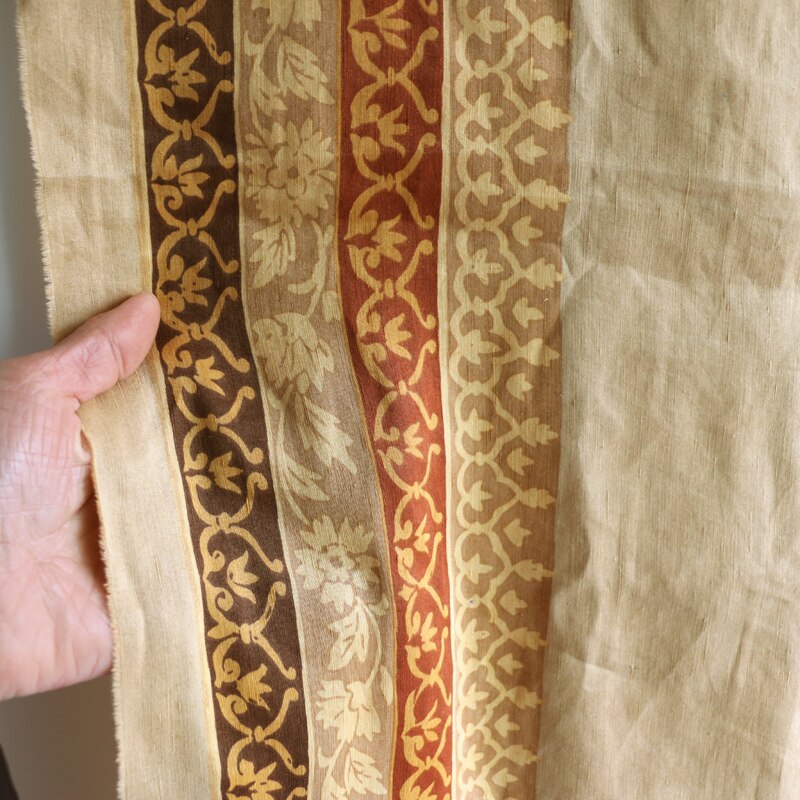 100cm*137cm Heavy Silk Flax Fabric Robe Bedding Curtain Upholstery Material