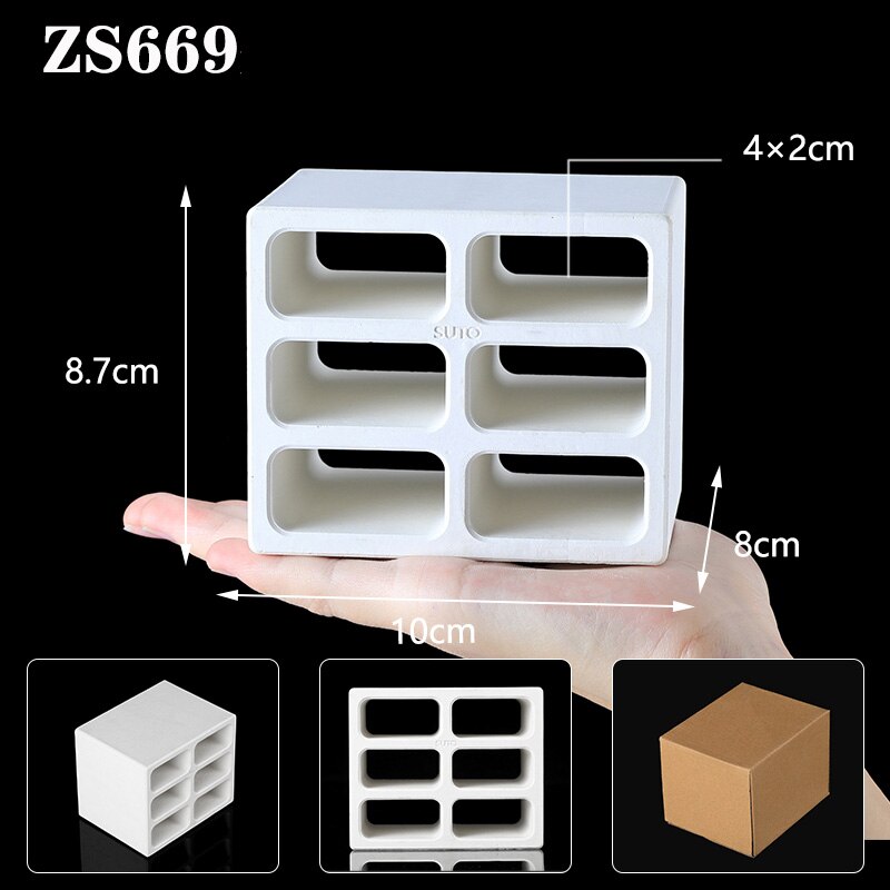 Aquarium Fish Tank Shrimp Shelter Hidden Hole House Spawning Breeding Ceramics Tank Landscaping Clay Pots Aquarium Decorations: ZS669