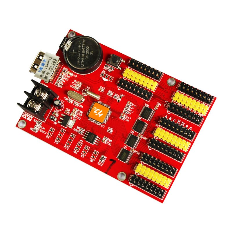 Huidu U63 HD-U63 usb port huidu P10 led display control card , max 512x128 pixels P4.75/P10 smd led module control card