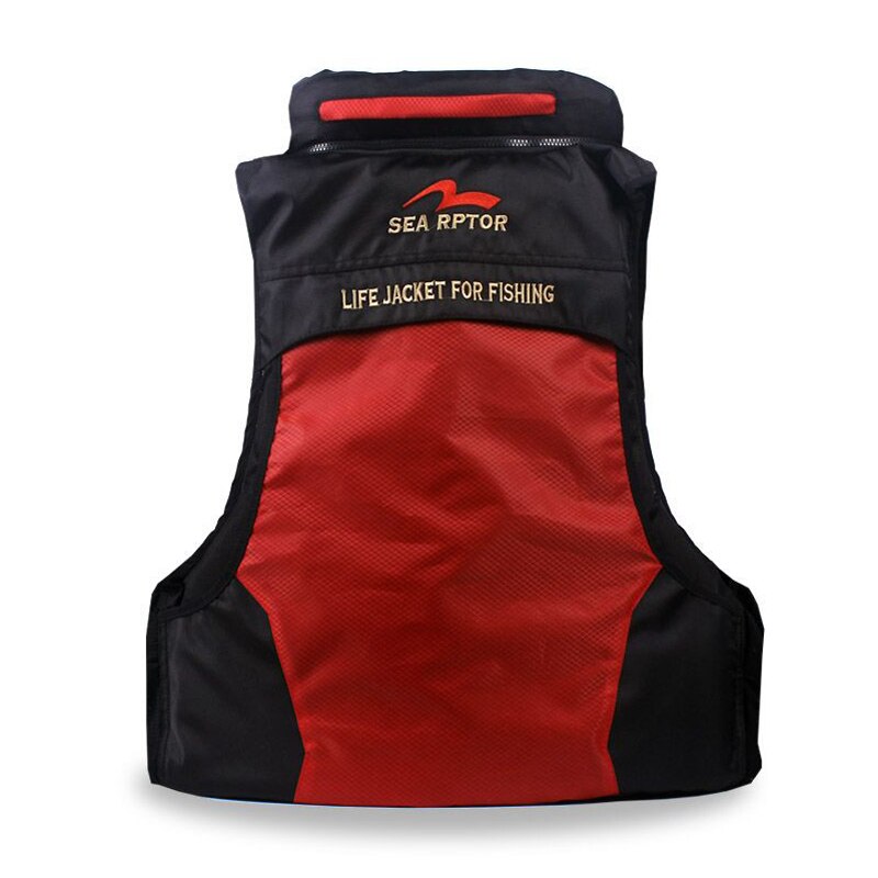 Raptor multi-fonction pêche en mer gilets de sauvetage spéciaux multi-poche rock gilet de pêche adulte gilet de pêche à la flottabilité accrue