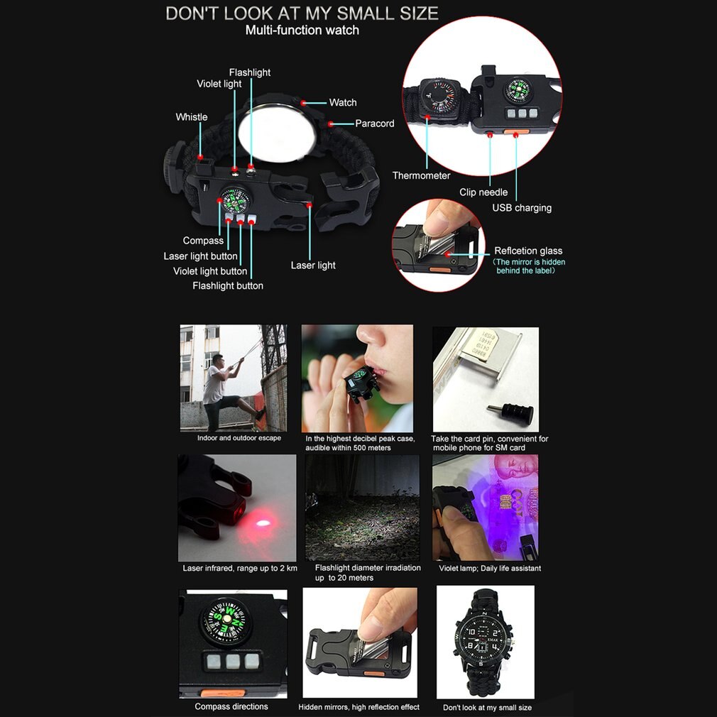 Fluit kompas waterdichte horloges led digitaal outdoor sporthorloge heren multifunctioneel horloge g stijl schok quartz horloge