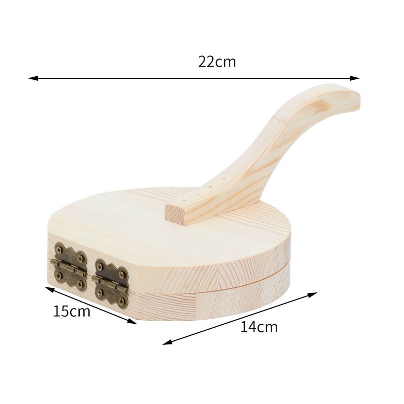 Wooden Dumpling Machine Mold Packaging Wonton Dough Empanada Mold Dumpling Wrapper Press Square Manual Dumpling Wrapper: 01 A Wooden