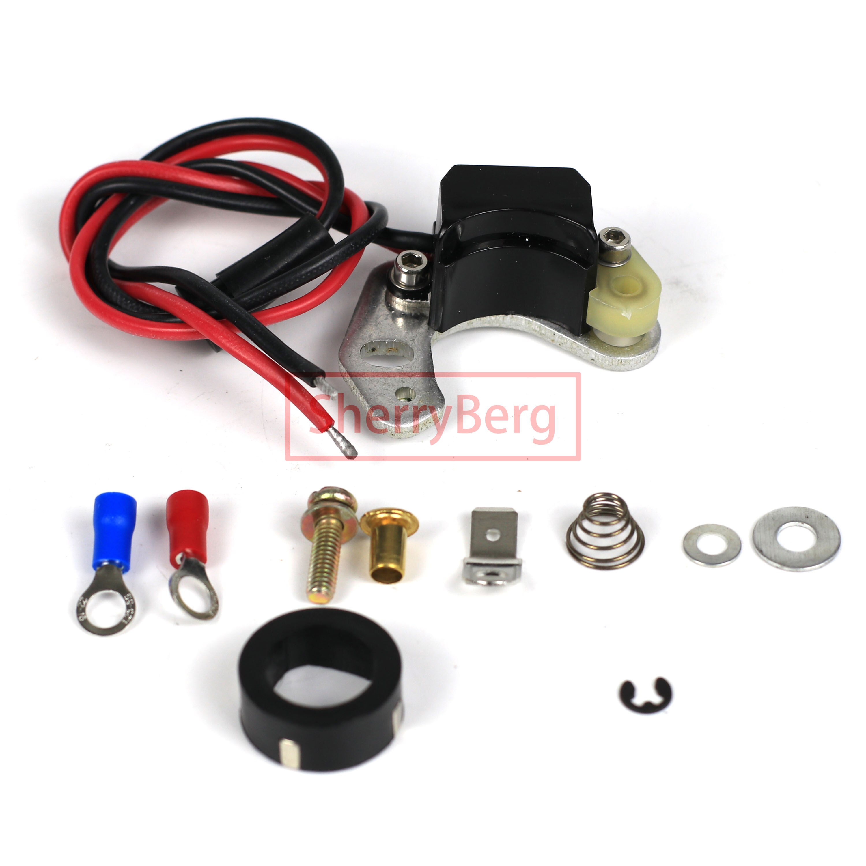 SherryBerg neue Elektronische Zündung Wandlung Bausatz passen für Peugeot Renault PSA 404 & 504 M48 CITROEN Verteiler R4 R9 R12 r19