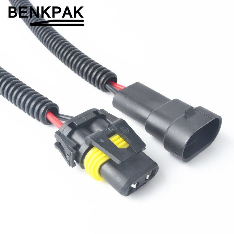 Vlamvertraging Kabelboom Socket H8 H9 H11 Draad Connector 9005 Plug Adapter voor auto HID LED Foglight Head Licht