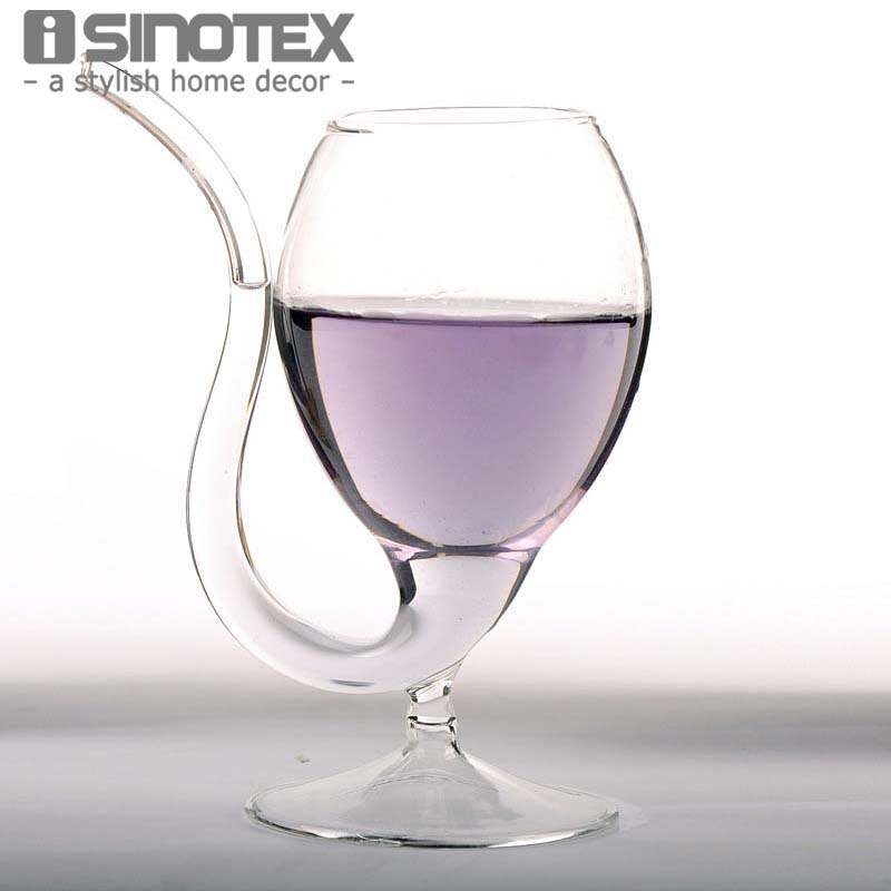 Vampire 250 ML Transparant Wijnglas met Stro Stro Wijnglas Yizi