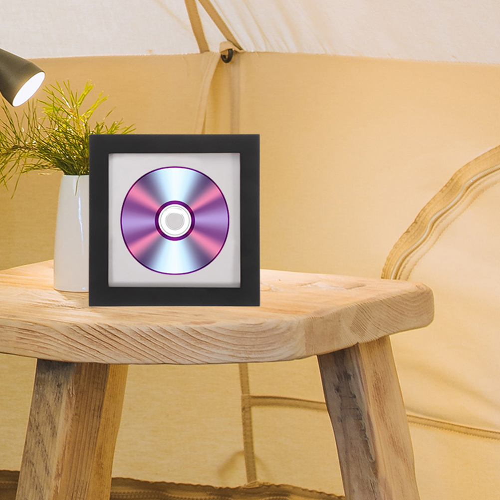 Coletar molduras de fotos álbum para discos de vinil expositor parede pendurado imagem capa de madeira