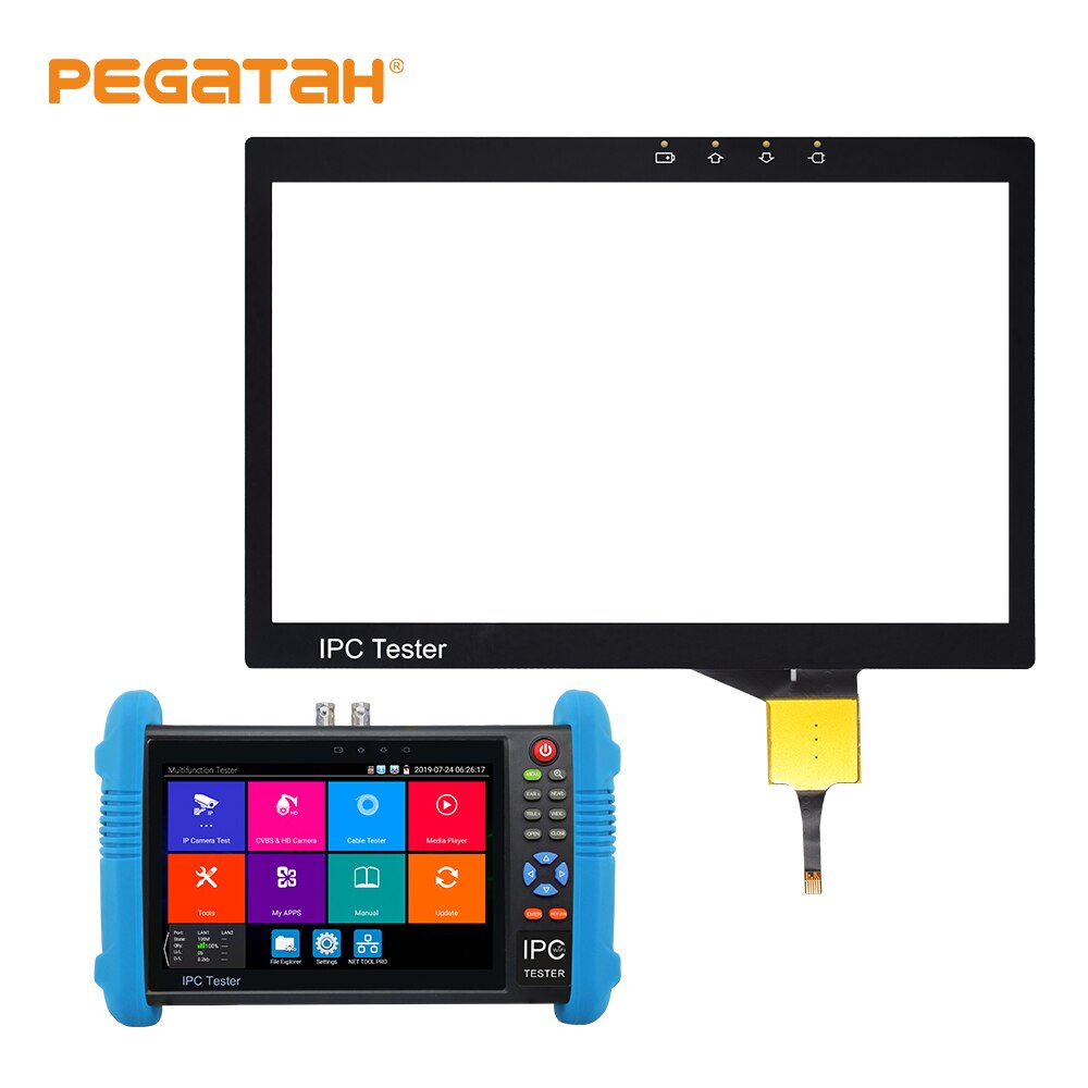 PEGATAH CCTV Tester Touch Screen For IPC Camera Ip Tester Monitor IPC 1800ADH PLUS Series Screen Repair 4K Tester LCD Screen: 9698 series