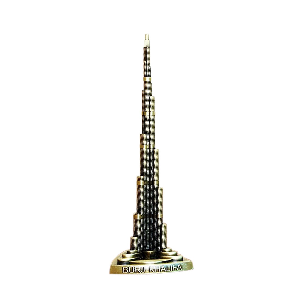 Burj khalifa dubai världens högsta byggnadsarkitektur modell dekoration 13/18cm