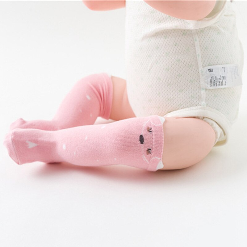 Lente En Herfst Antislip 0-3T Baby Meisjes Sokken Losse Mond Kids Sokken Cartoon Lange Buis jongens Sokken Zuigeling Knie Hoge Sokken