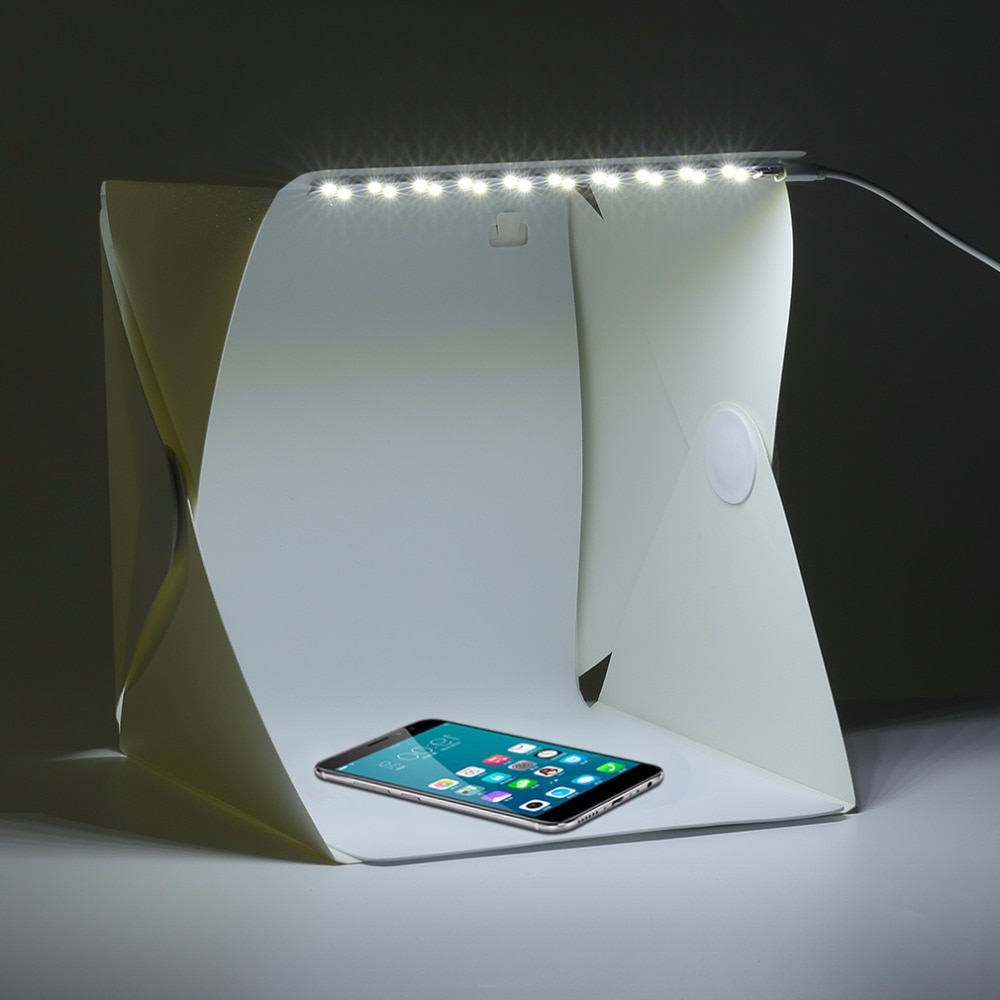 22*24*24cm Foto Studio Box Tragbare Fotografie Studio Foto Box Foto Studio Zubehör mit Licht ACEHE