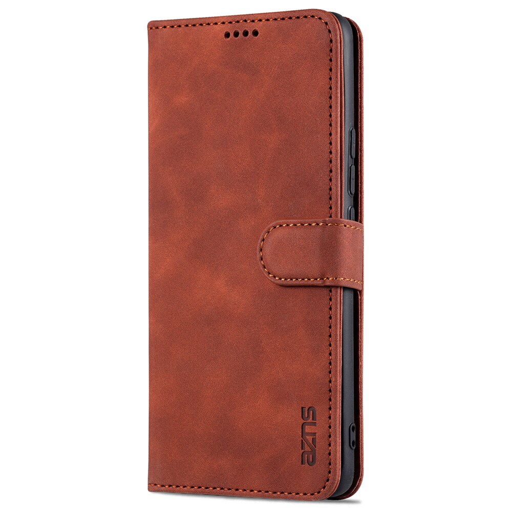 Premium Pu Leather Wallet Case Voor Huawei Nova 8 5G Cover Nova8 Pro Kickstand Card Pocket Telefoon Cover Nova 8 Pro Coque: For Nova 8 Pro / Bruin