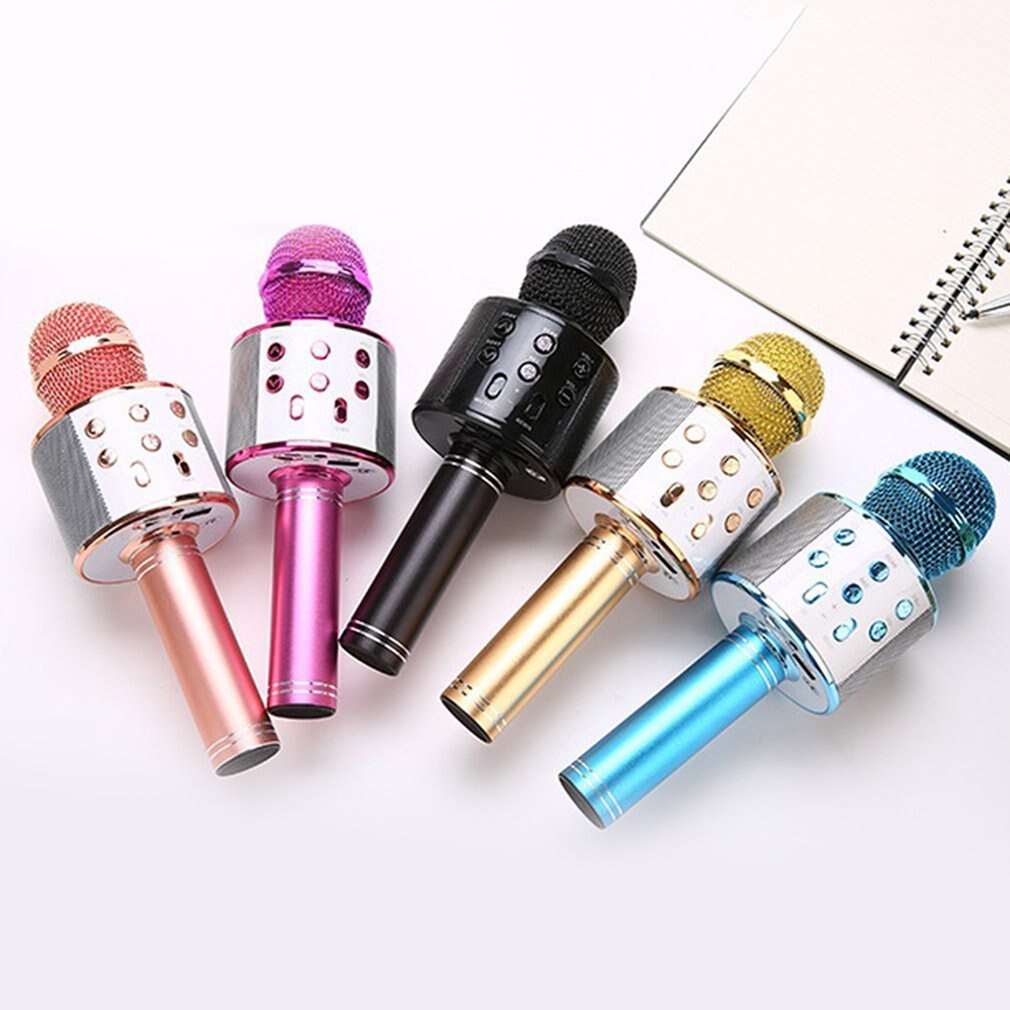 Home KTV Computer Microphone Singing Live K Song Microphone Audio Condenser Durable Practical Wireless Microphone