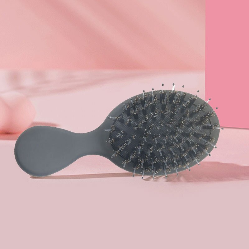 Airbag Massage Kam Vrouwelijke Netto Rode Dames Speciale Lange Haar Anti-Haaruitval Knopen Mini Draagbare Varken haren Kam
