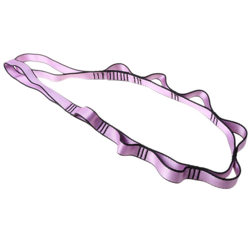 Climbing Nylon Daisy Chain Rope With Loops Yoga Hammock Hanging Strap Bandlet F1FD