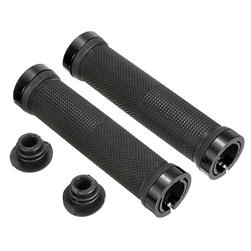 Fiets handvatten 1 paar gripshift mtb fiets stuurhoes handvatten lock-on fixed gear rubber fiets stuur accessoires
