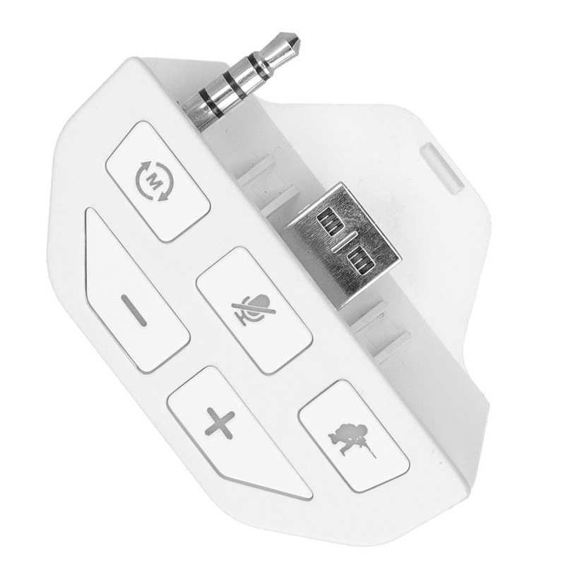 Game Accessoires Kinect Adapter Gamepad Controller Sound Enhancer Headset Adapter Voor Draadloze Gamepad (Wit)