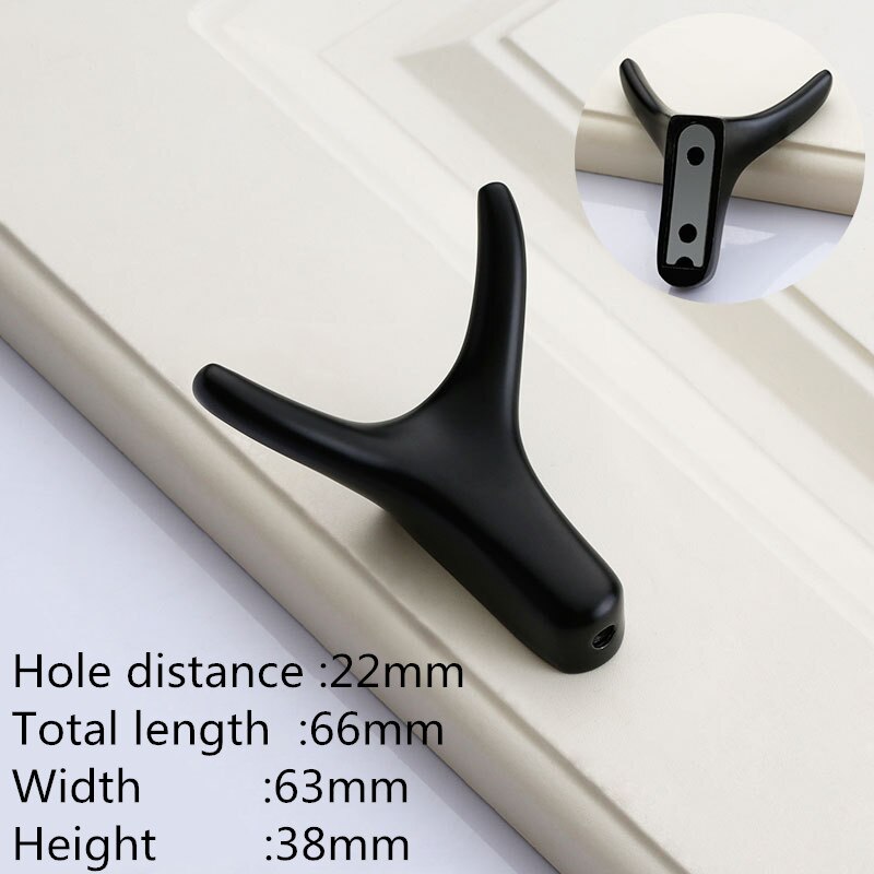 KK & FING Europäischen Luxus Haken Zink-legierung Lagerung Haken Schlecht Küche Zimmer Tuch Handtuch Gestell Mantel Hütte Aufhänger Schlüssel kreative Haken: Schwarz