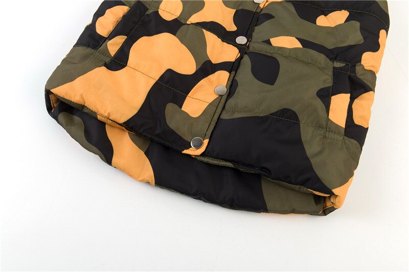 Dulce Amor hiver enfants veste gilet sans manches en coton rembourré Camouflage manteau vêtements d'extérieur pour enfants bébé filles garçons vêtements
