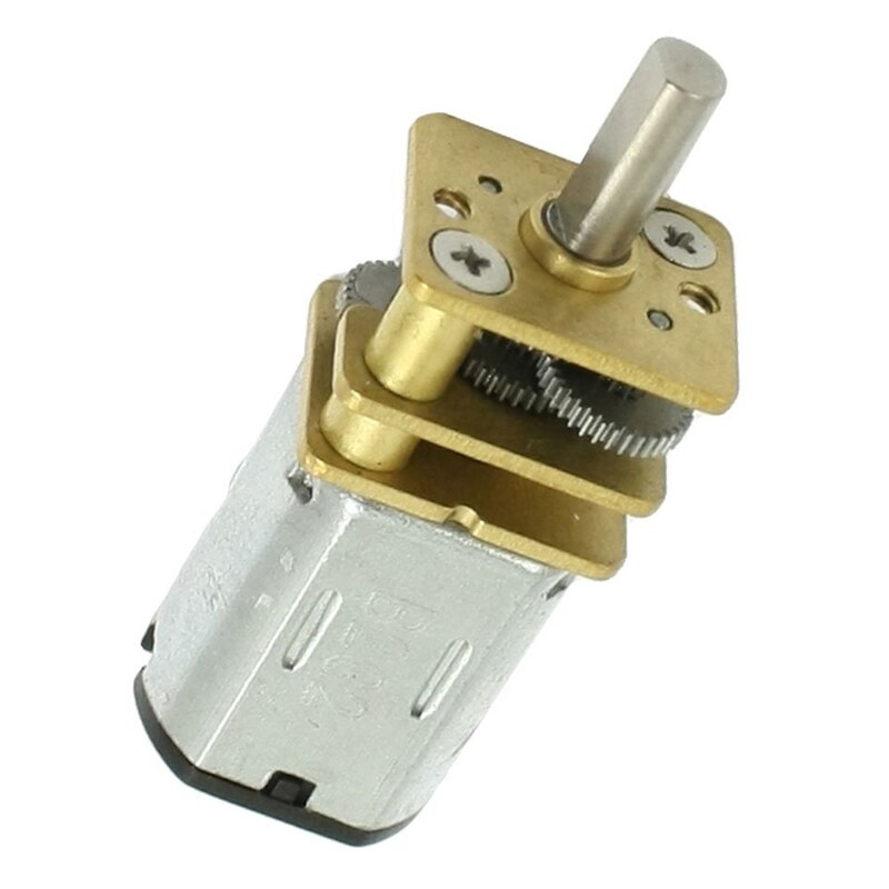 DC 3V 30RPM Torque Geared Gearbox Gear Box Micro Electric Motor Silver